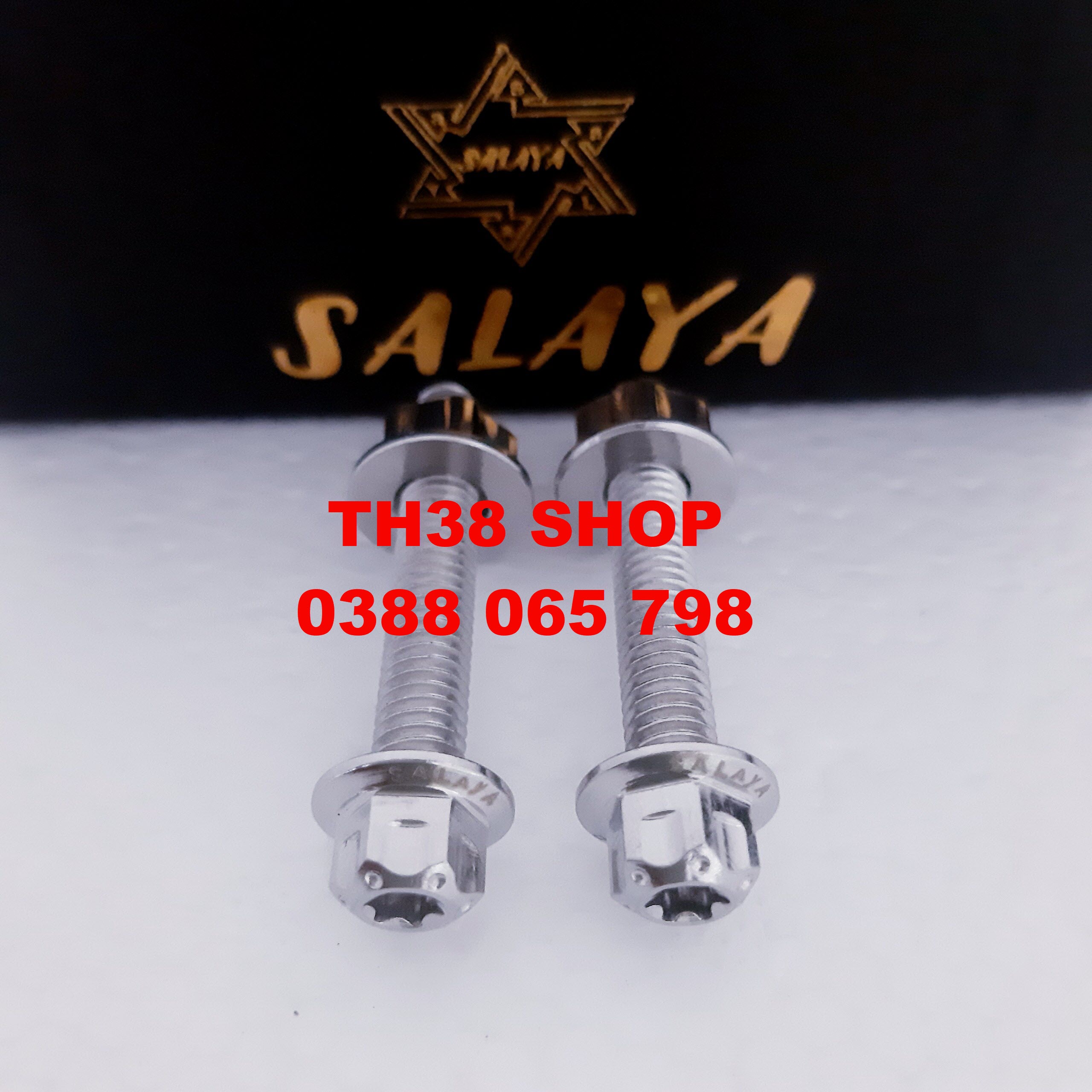 cặp cốt gác chân wave salaya [2 x 6ly40 + kèm tán]