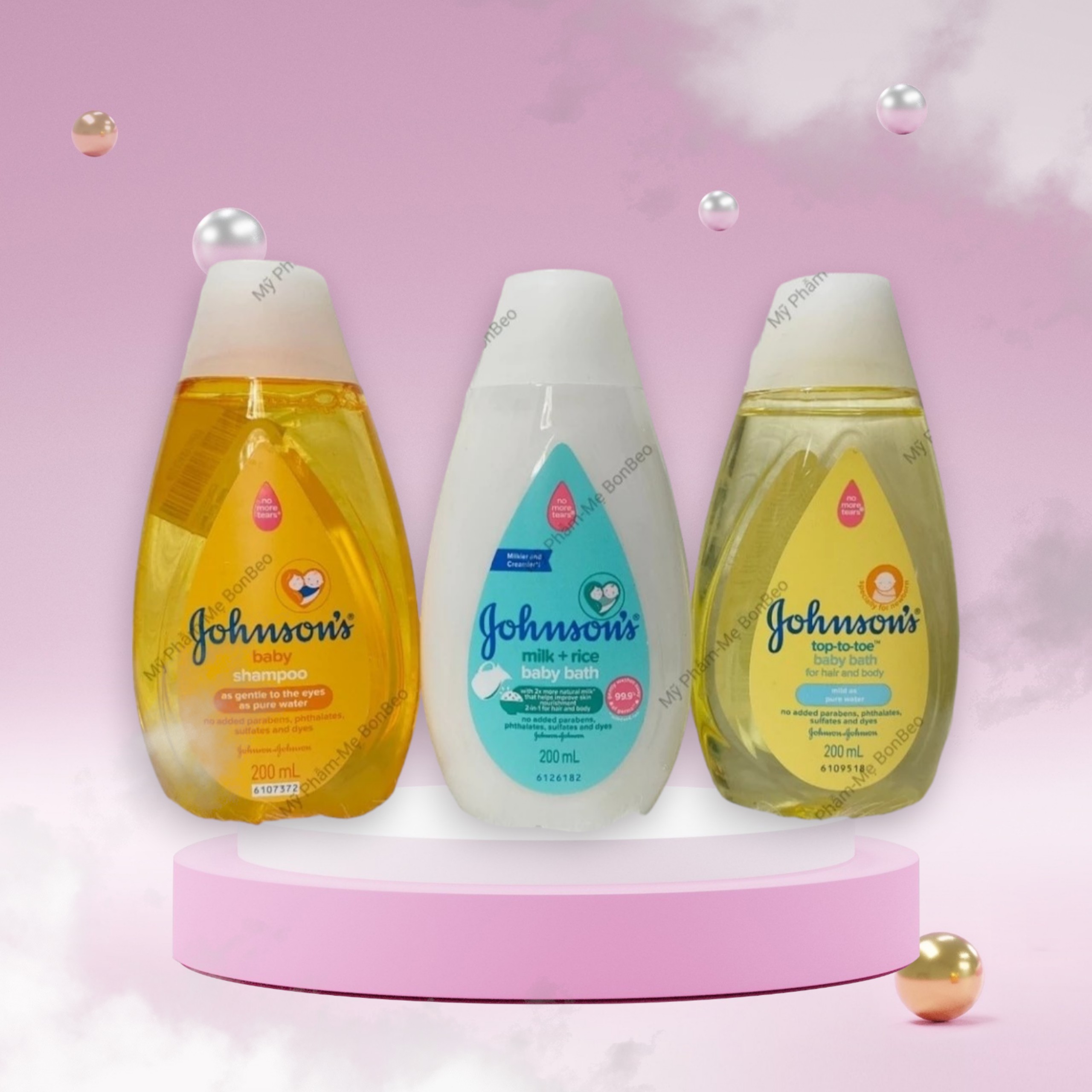 Sữa tắm- Dầu gội Johnson’s Baby 200ml (hàng cty)
