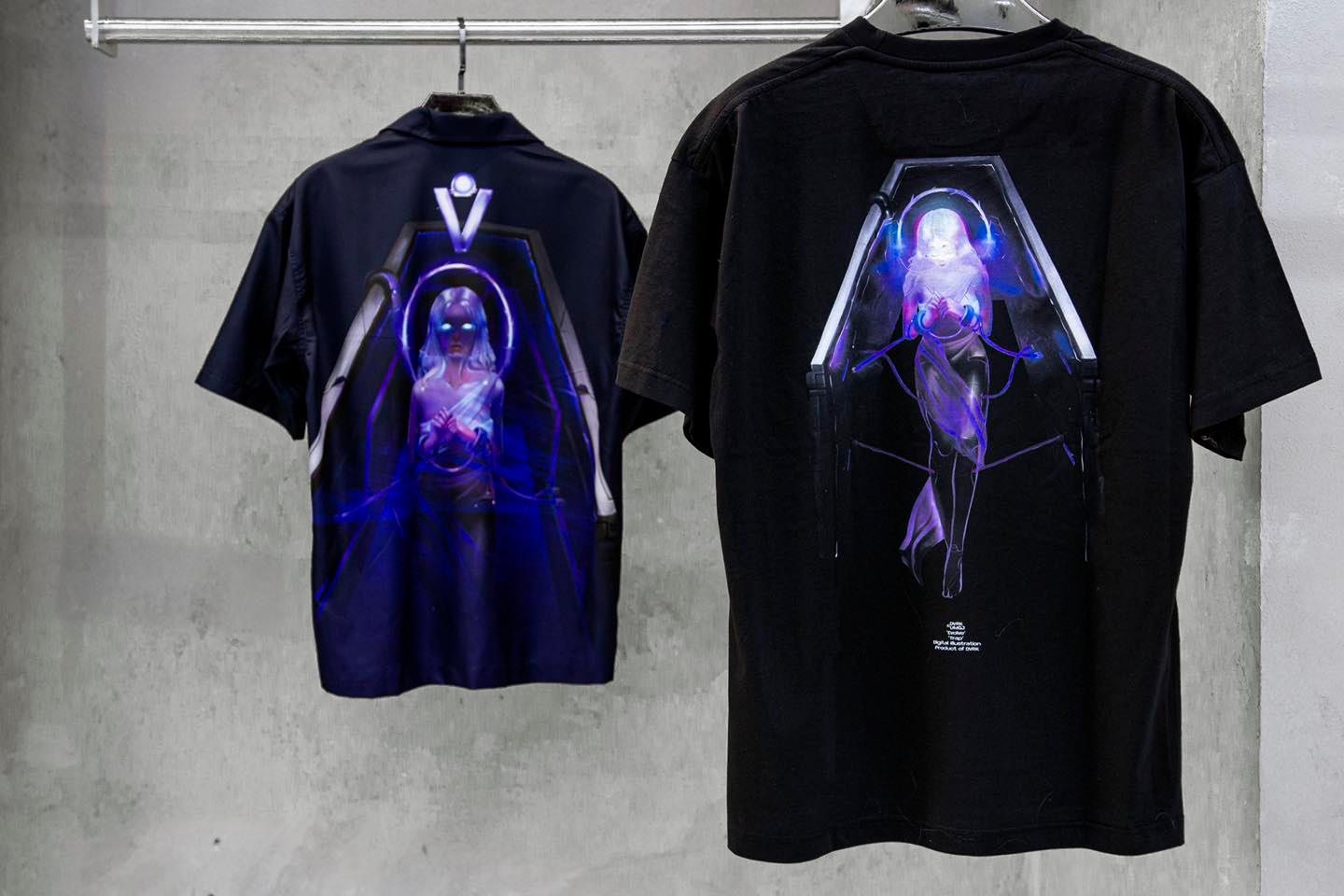 DVRK - Áo sơ mi tay ngắn TRAPPED - DVRK - 21SS