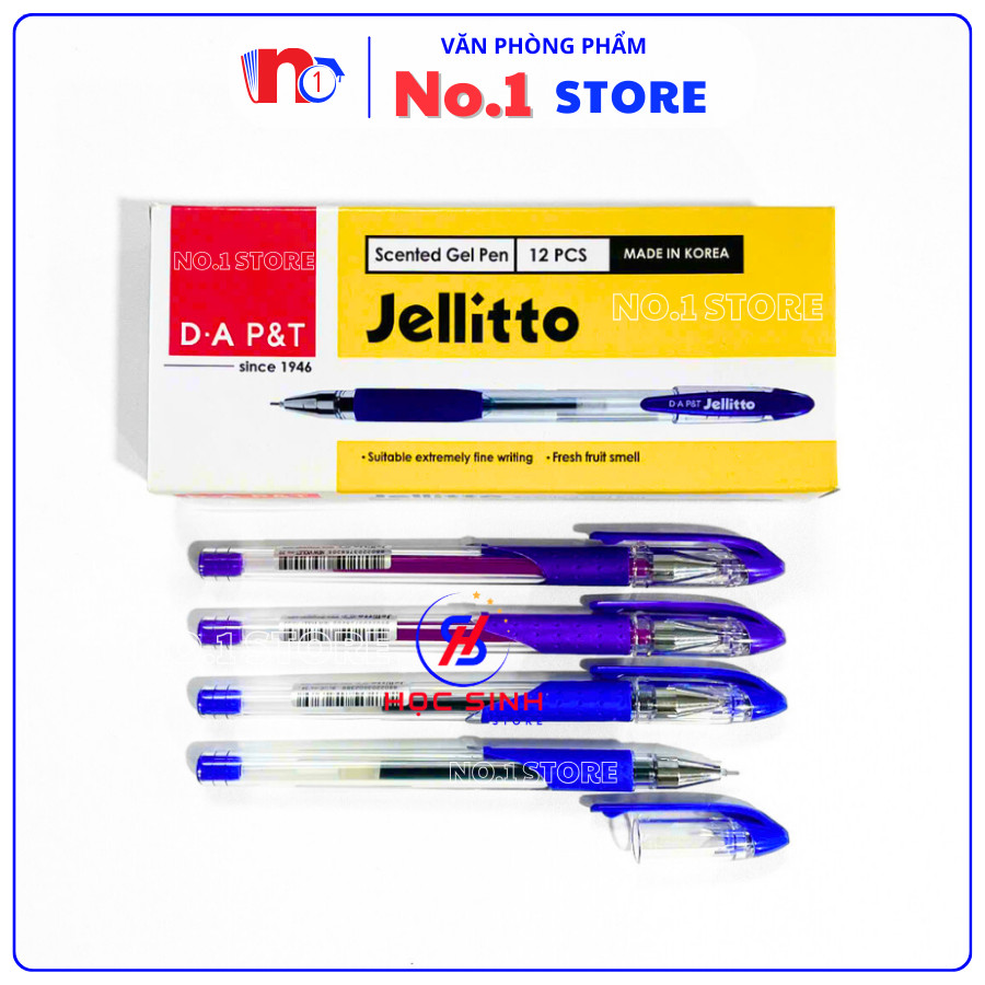 [ Chính Hãng ] Bút nước D.A P&T Jellitto 0.4mm Hàn Quốc