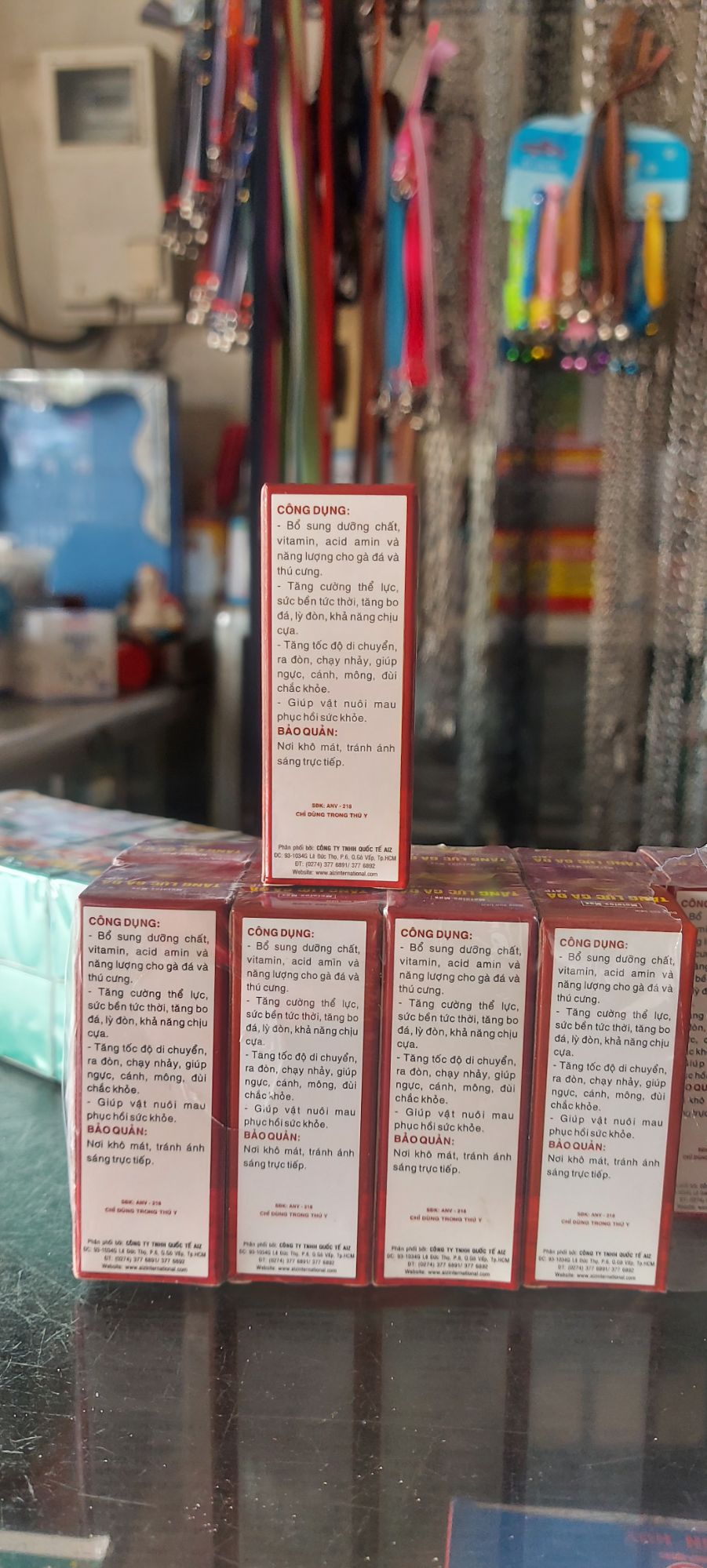 tăng lực gà đá +atp 10ml (metafos-mas) tang luc ga da