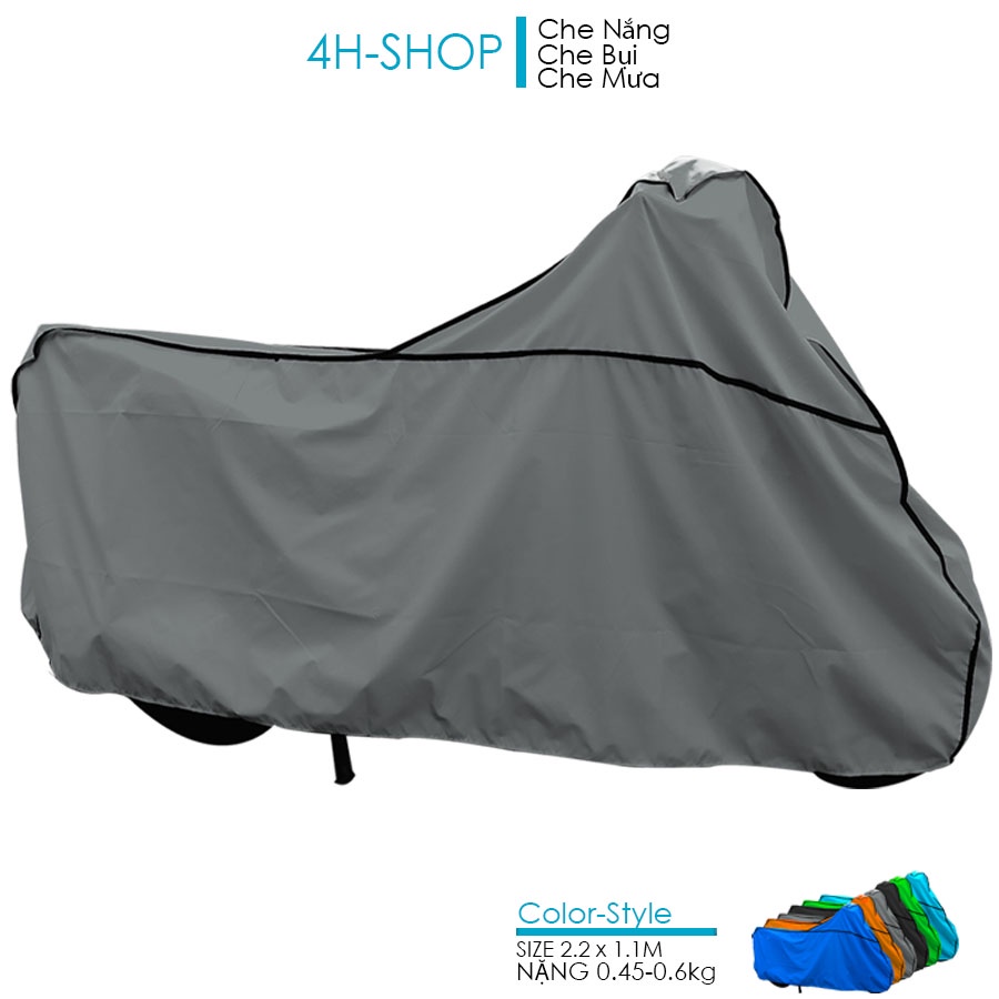 Bạt phủ xe máy vải dù Cotton phủ PU , phủ xe SH ,che nắng bụi , bảo vệ xe máy bền đẹp.