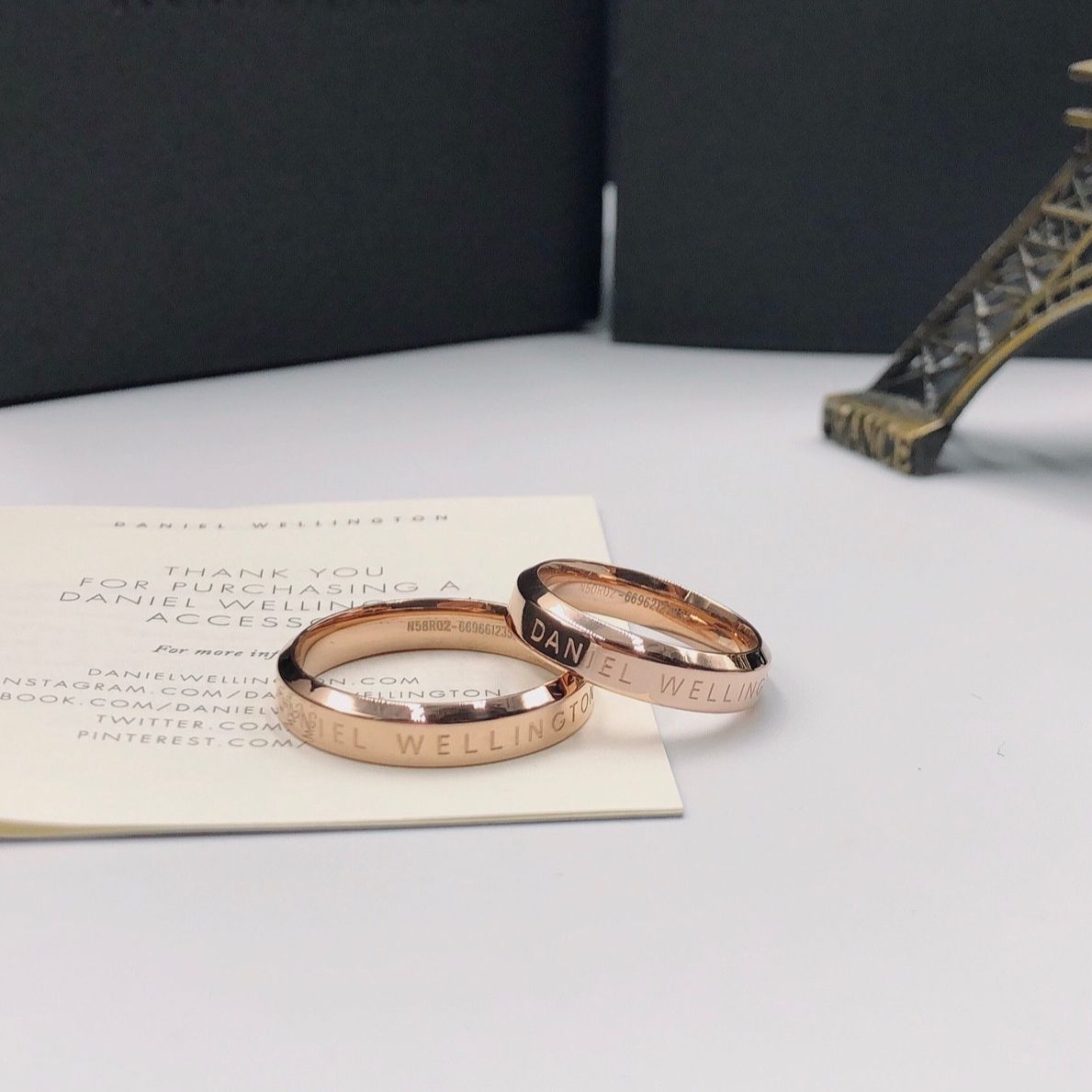 Nhẫn nam nữ - Bảo hành 12 tháng [KHÔNG HỘP] dw - CAM KẾT BỀN MÀU