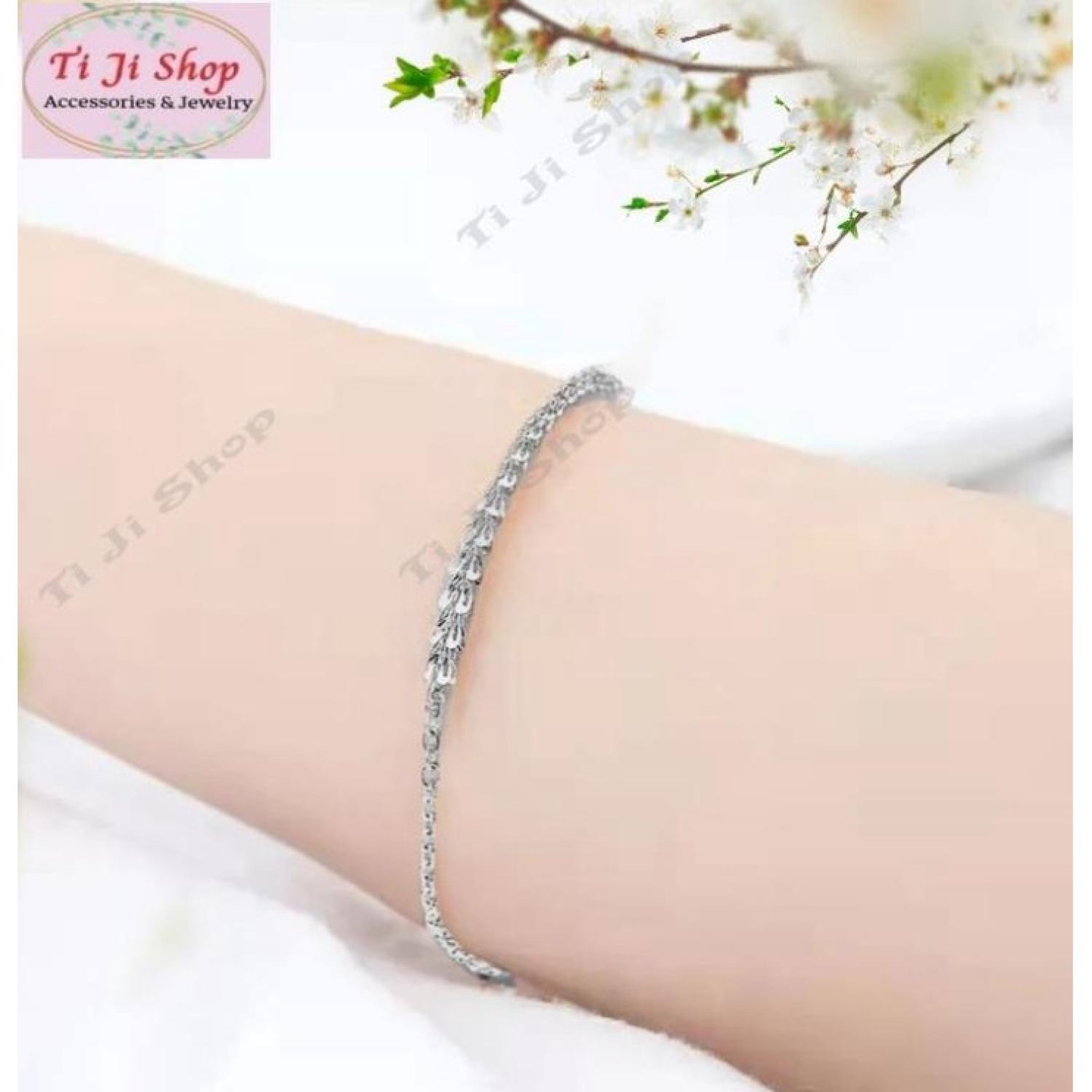Lắc tay inox đuôi phụng đẹp không đen