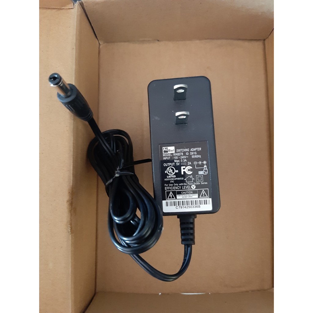 Adapter 5V-2A Acbel dùng cho camera IP, box android, swicth