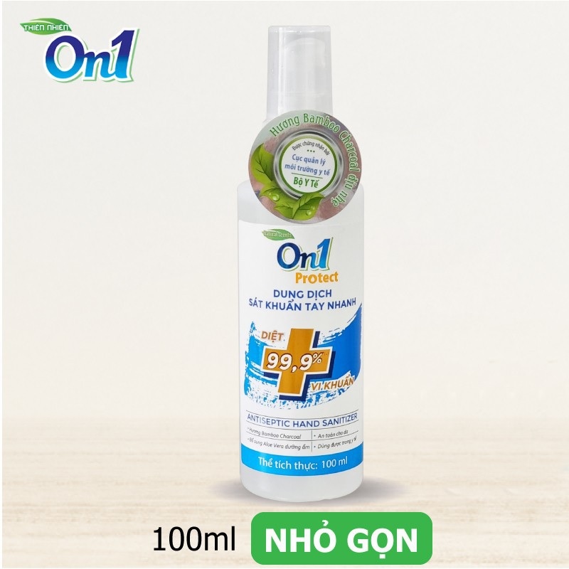 [HCM ship 2h] Dung dịch rủa tay diệt khuẩn On1 Protect 100ml