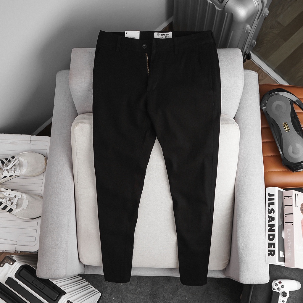 Quần Kaki Nam Ống Đứng GUSTA quần nam cao cấp dáng slimfit phong cách trẻ trung lịch lãm - KA02