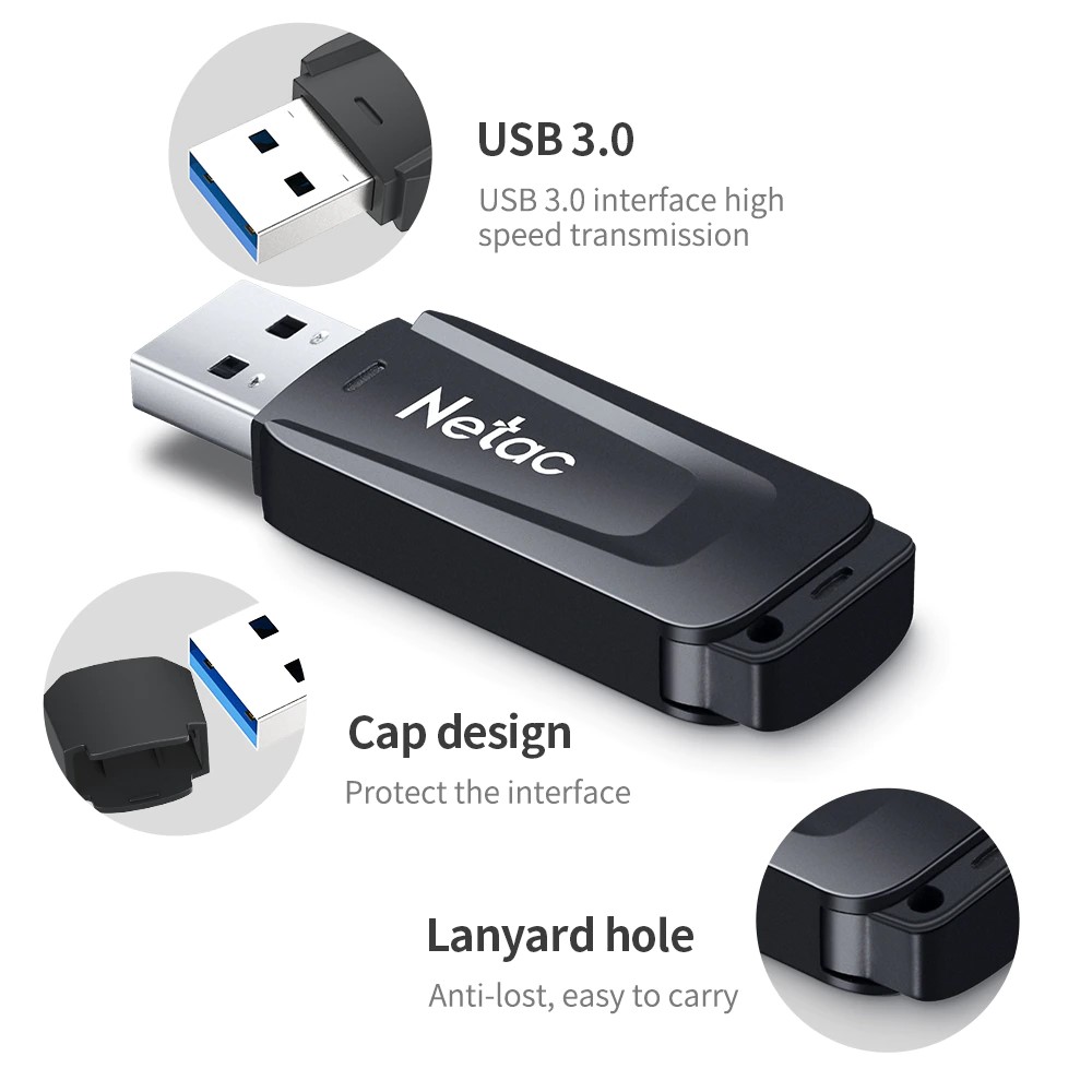 USB Netac 32GB USB 3.0 90 MB/giây. Bảo hành 12 tháng