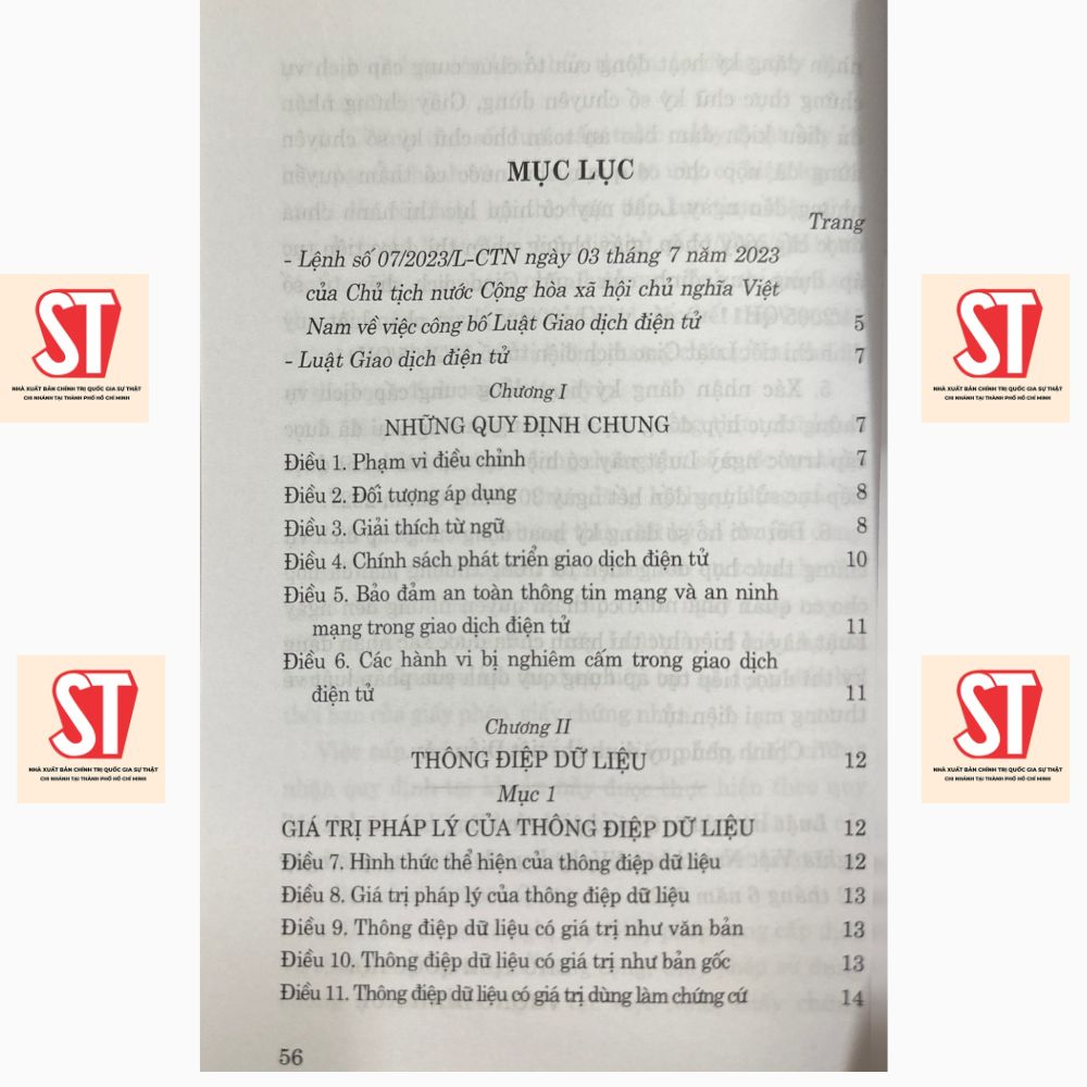 [Sách] Luật Giao dịch điện tử