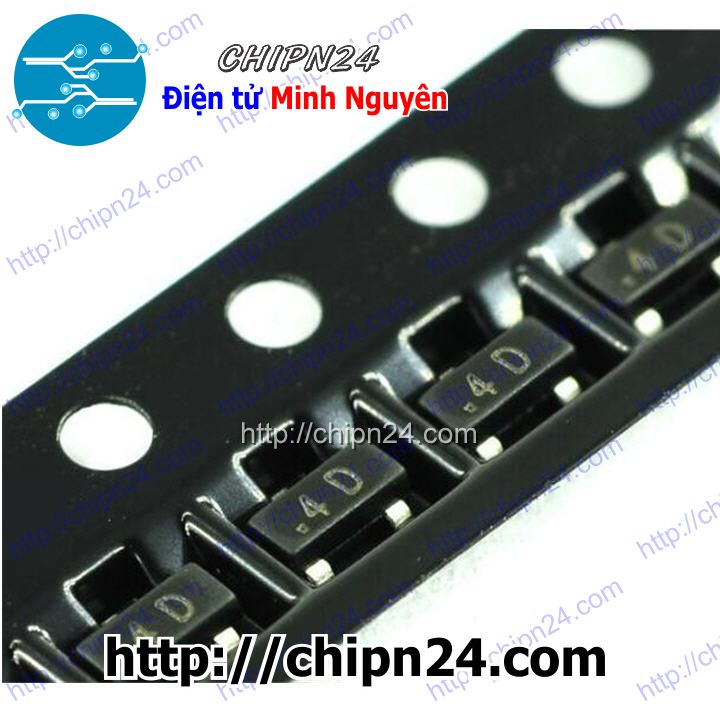 [10 con] (KX) Transistor Dán A94 (4D) SOT-23 PNP 300mA 400V (SMD Dán) (KSP94 MMBTA94)