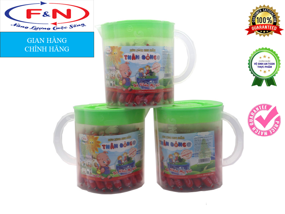Xúc xích heo hầm tđ @) ca 21g x 50cây = 1050g