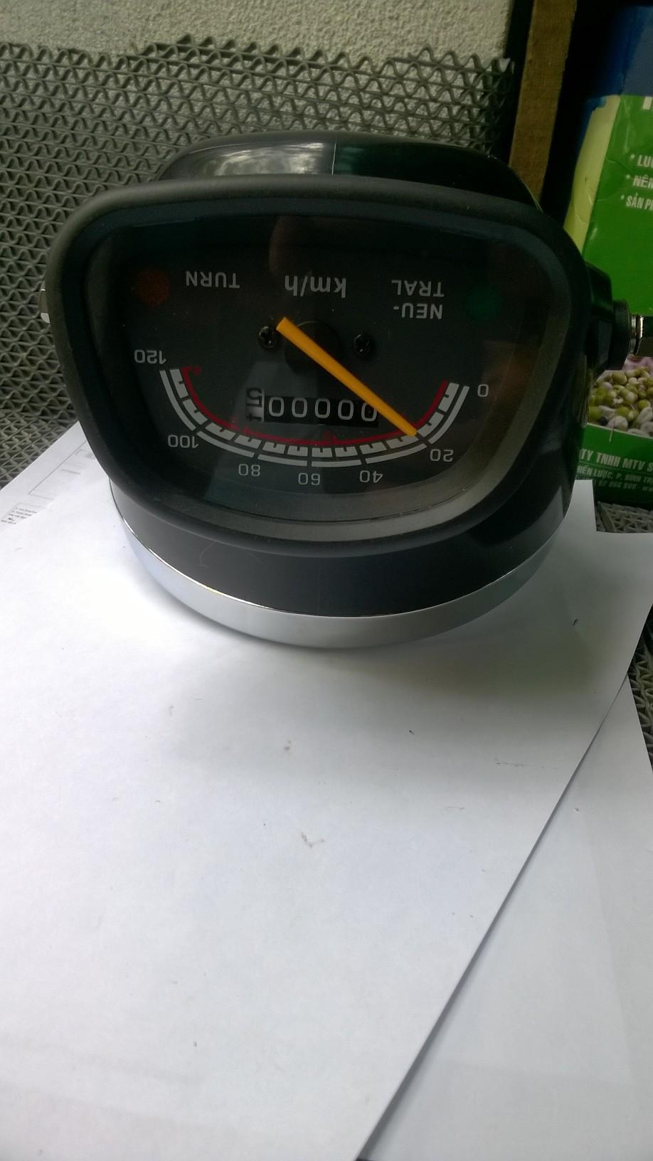 Trọn bộ :gáo chóa kiếng đồng hồ Cd-CL-màu đen