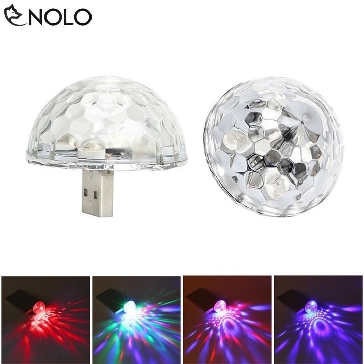Đèn Led  7 Màu Vũ Trường Nguồn USB Cảm Ứng Theo Nhạc
