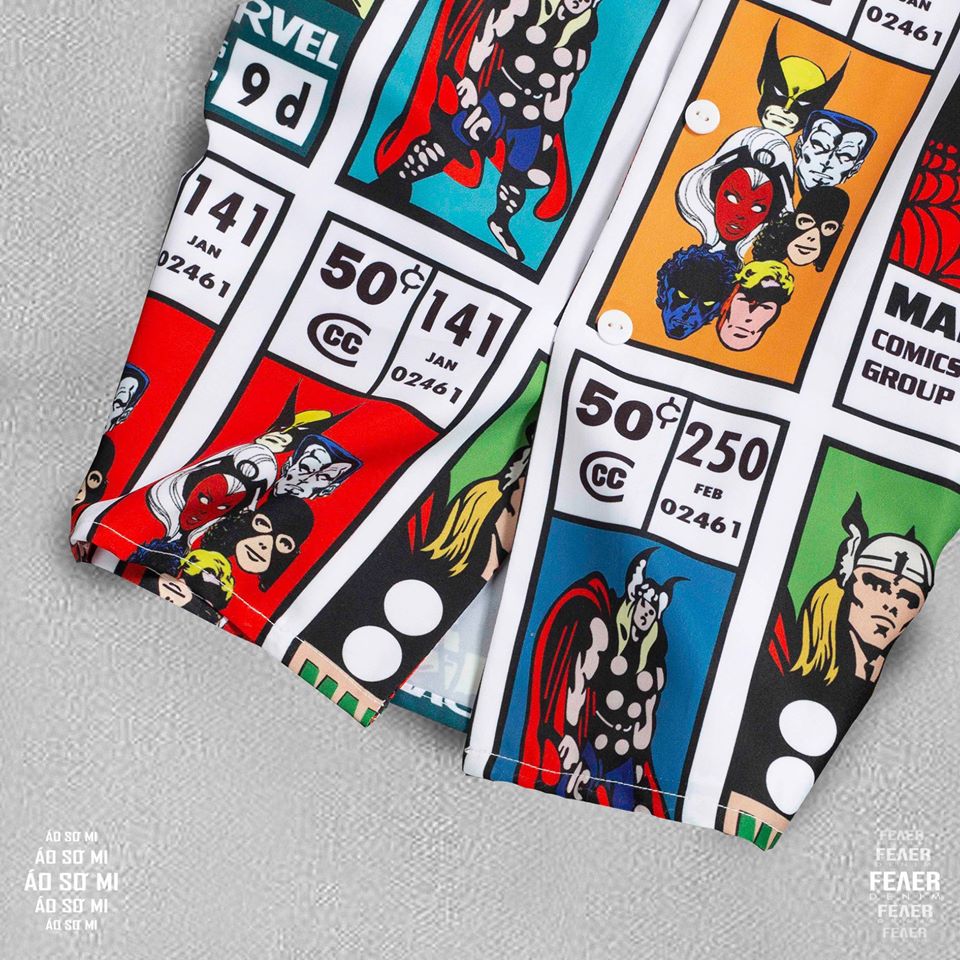 Áo Sơ Mi Marvel Comic