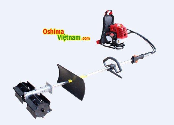 [HCM][Trả góp 0%] Máy xạc cỏ oshima 1e44f