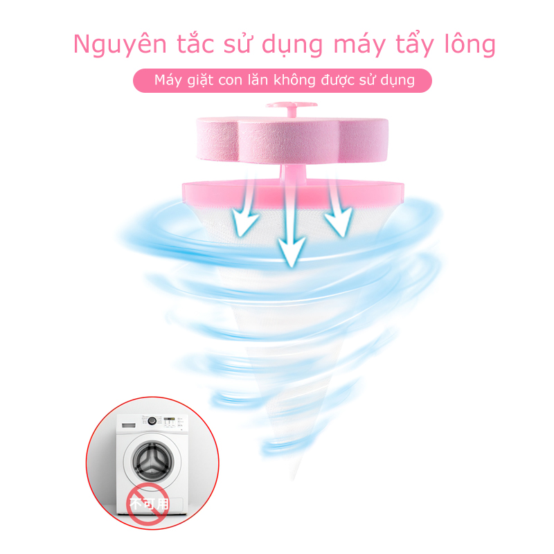 Phao lọc máy giặt, cặn bẩn trong lồng máy giặt hình bông hoa SHOPER