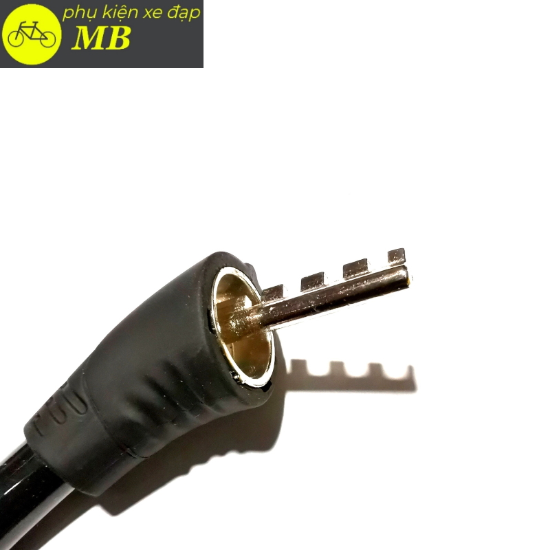 khóa xe đạp, khóa dây 4 số đổi mã khoa4so02