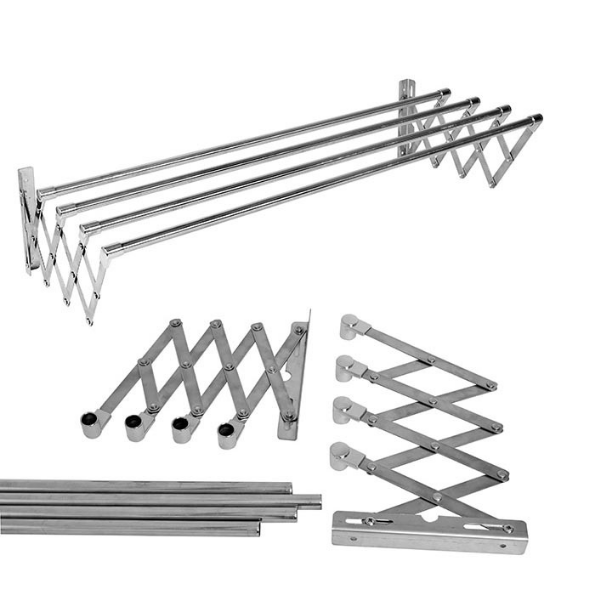 [HCM]Giàn phơi đồ inox co giãn thông minh Prota 86cm