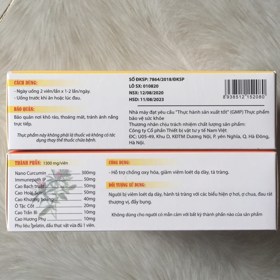 Nano Curcumin HP Học Viện Quân Y