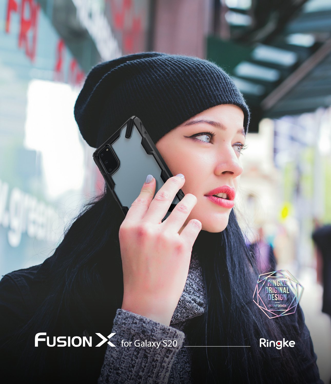 Ốp lưng Galaxy S20 Ringke Fusion X Hàn Quốc (Ringke Fusion X Korea Case for Galaxy S20)