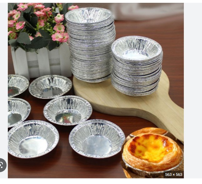 Cup nhôm dùng 1 lần sét 50 cái ( đế tart)