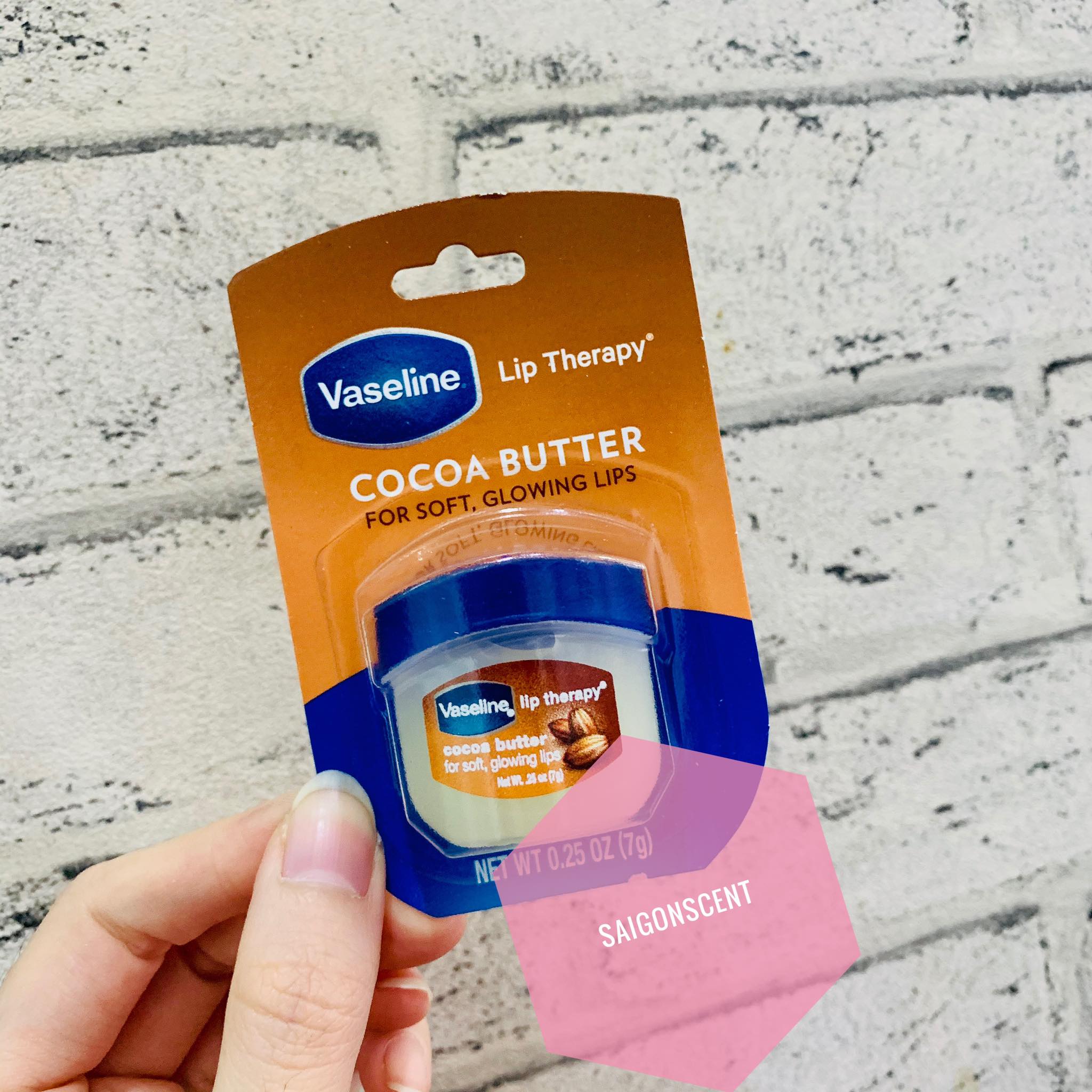 [HCM][Saigon Scent] Son dưỡng môi Vaseline Therapy - Cocoa Butter ( 7g )