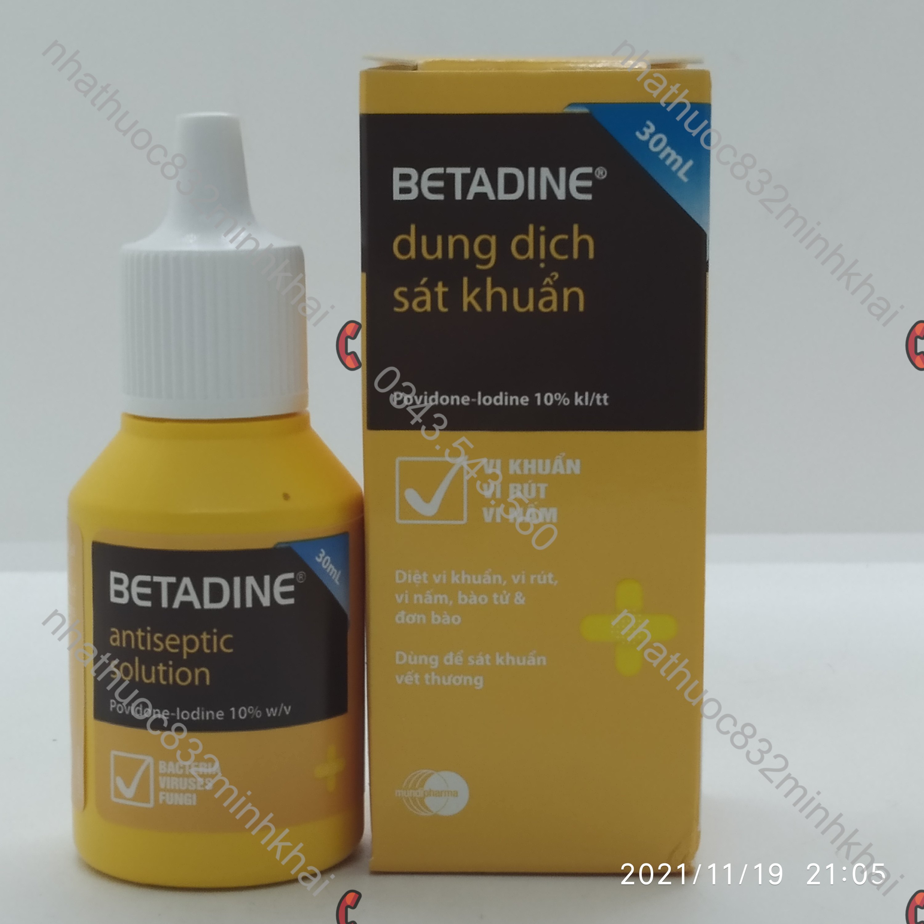 Dung dịch sát khuẩn betadine - vệ sinh vết thương