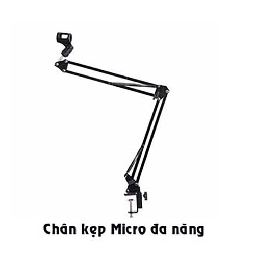 Giá đỡ micro kẹp bàn tiêu chuẩn cho míc thu âm, Giá đỡ micro kẹp cạnh bàn xoay 360 độ chuyên dụng thu âm live stream giá đỡ ipa kẹp đầu giường chân kẹp mic đa năng giá đỡ mic