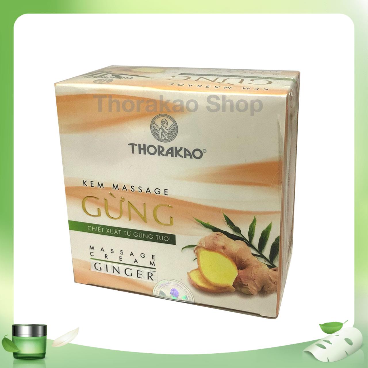 Kem Massage Gừng Thorakao 200g
