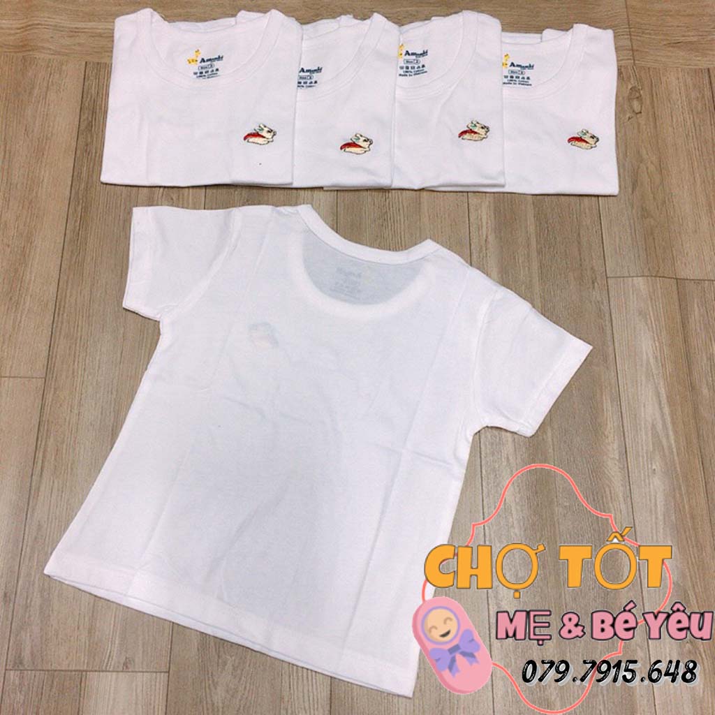 [CHẤT ĐẸP] COMBO 5 ÁO THUN TAY  NGẮN CHO BÉ MẶC MÁT THUN 4 CHIỀU