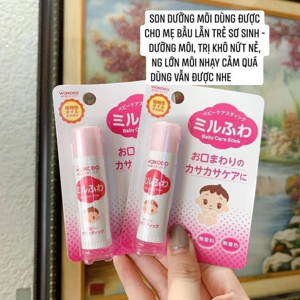 SON WAKODO DƯỠNG ẨM MÔI CHO BÉ