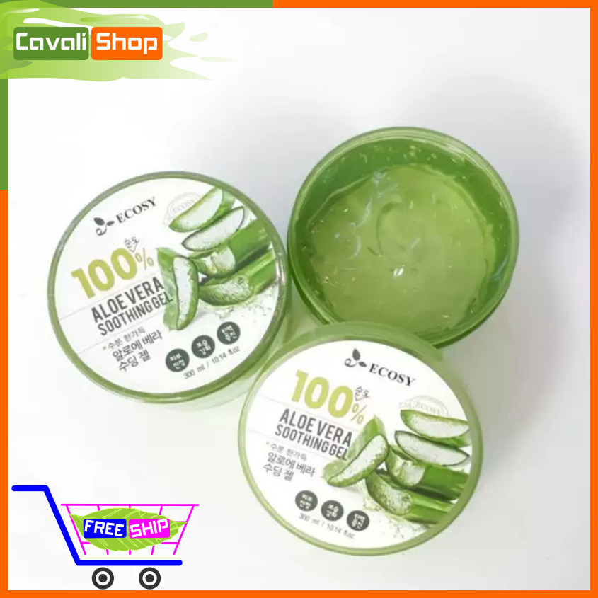 [Xả Hàng] Gel Mặt Nạ Dưỡng Da Nha Đam - Nha Đam Ốc Sên - Cavali - Dung Tích 300Ml Ngăn Ngừa Và Kháng Mụn Giảm Lão Hóa Cho Da
