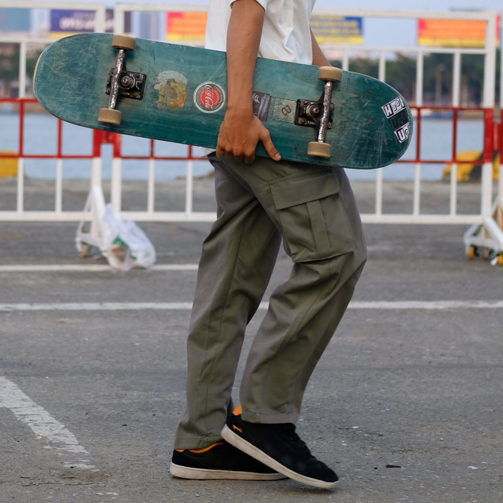MONATA BLUELIGHT - Quần túi hộp Cargo Unisex