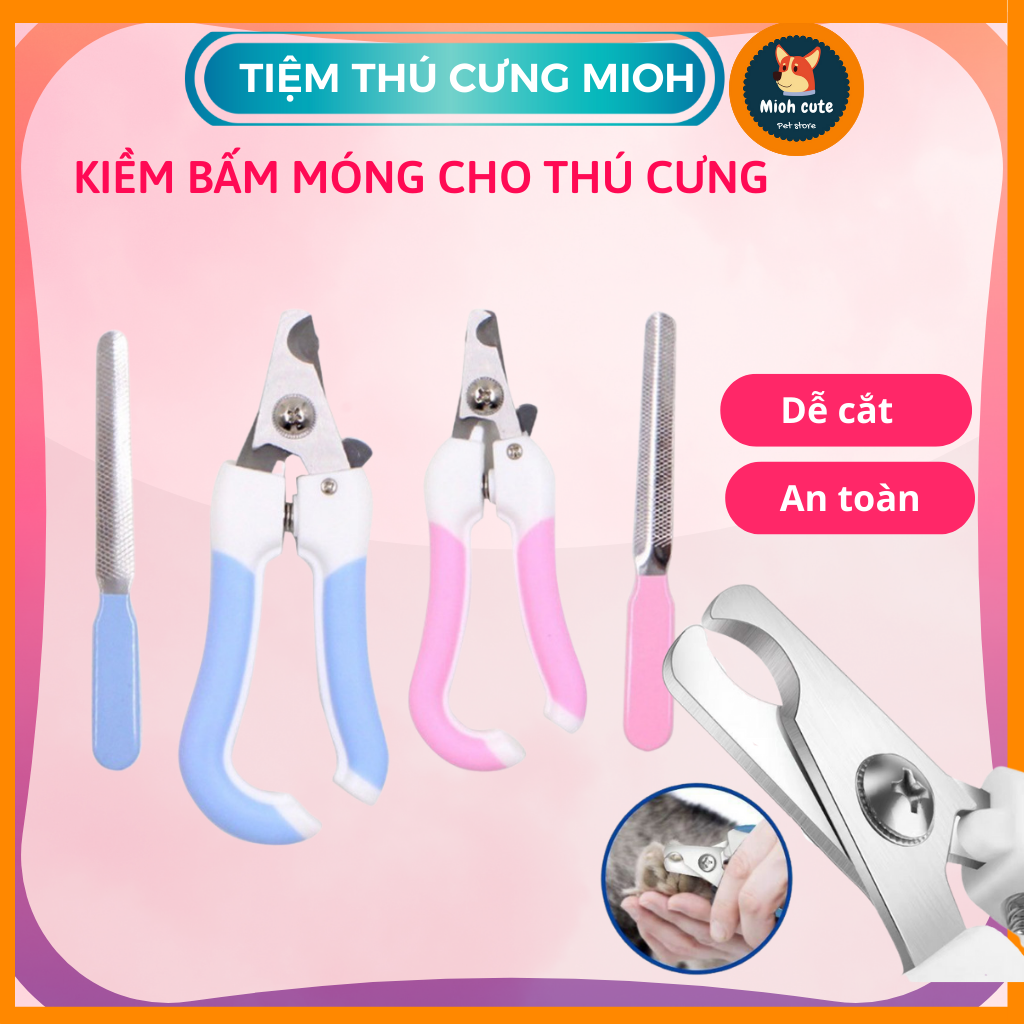 Kiềm cắt móng cho thú cưng chó mèo kèm dũa