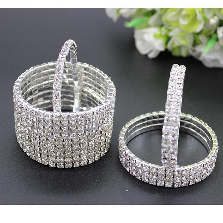 Lắc Tay Nữ Đính Đá Lấp Lánh 3 Vòng
