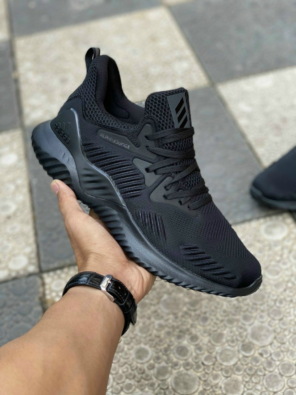 Giày Thể Thao Nam Adidas Alphabounce Beyond Black