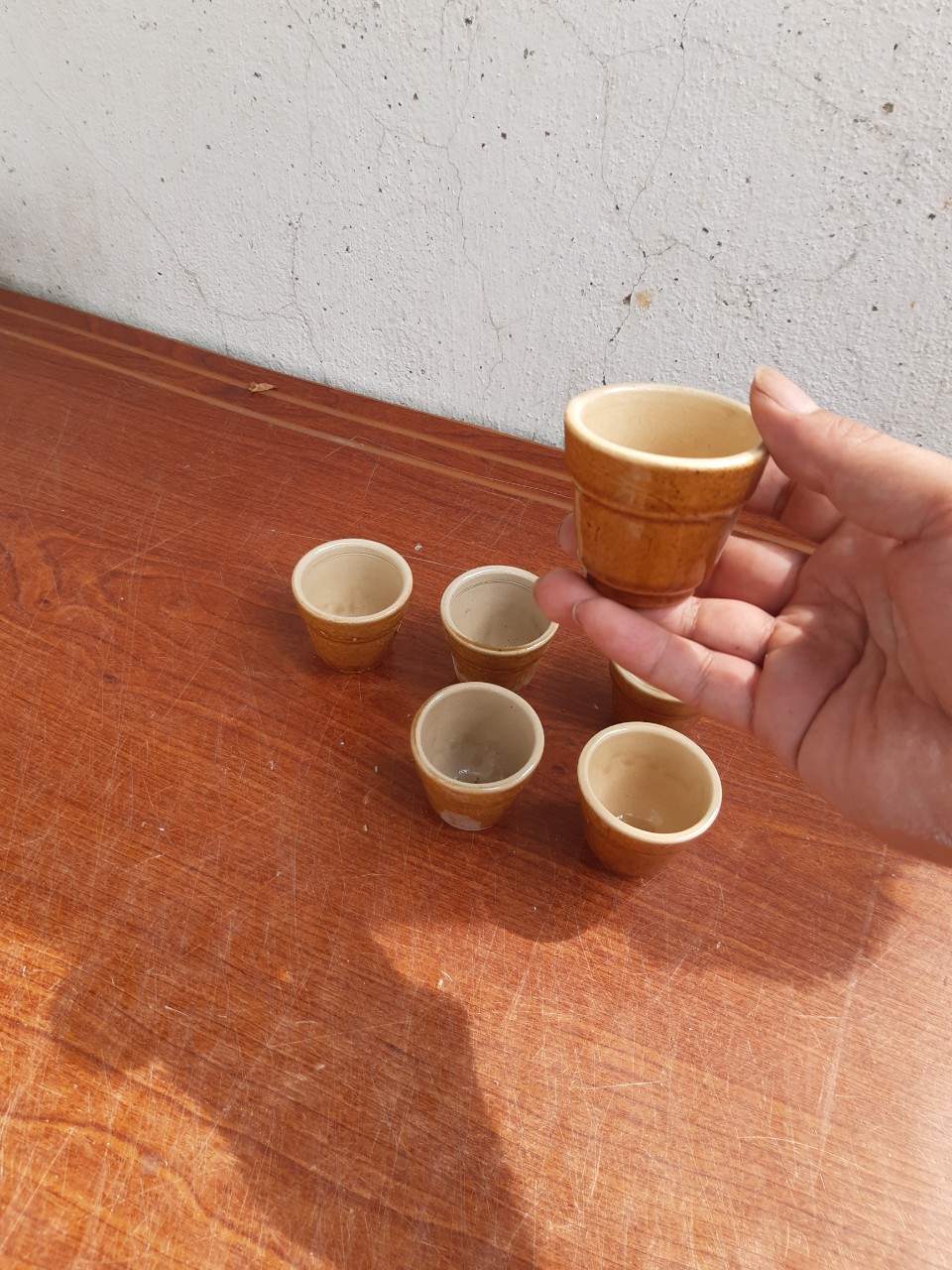 Cốc, Chum, ly, tách trà men cafe nâu (bán lẻ 1 cái)