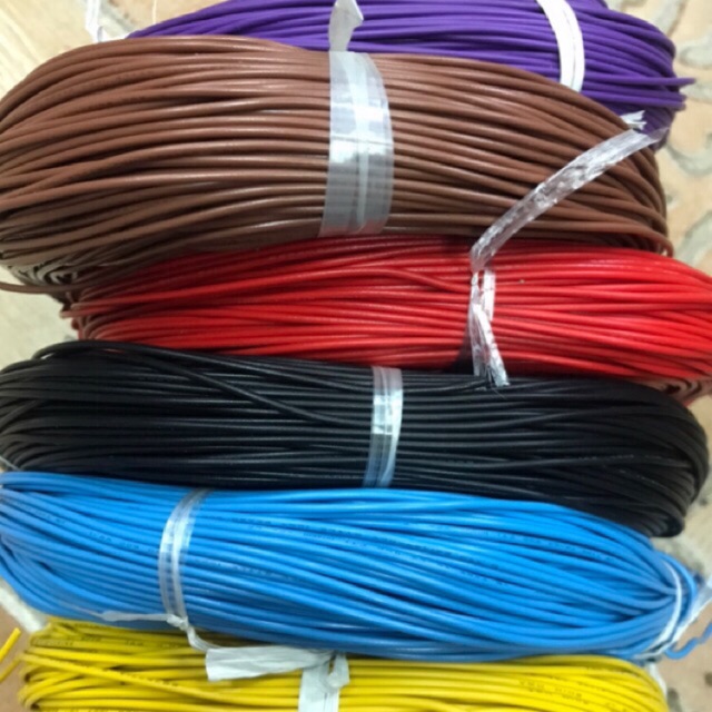 Dây Điện 0.3Mm2 - Lõi Đồng Mạ - 100M