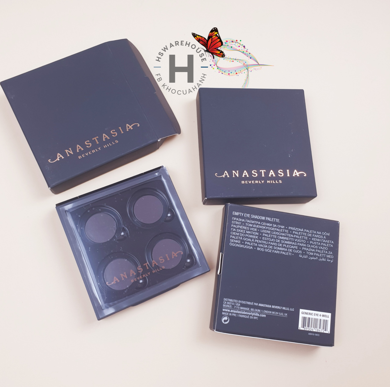 Hộp đựng phấn mắt ANASTASIA beverly hills 4 ô