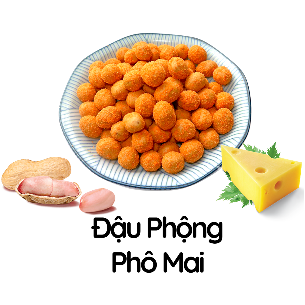 10 gói Đậu phộng vị Phô mai Tân Tân (24g/gói)