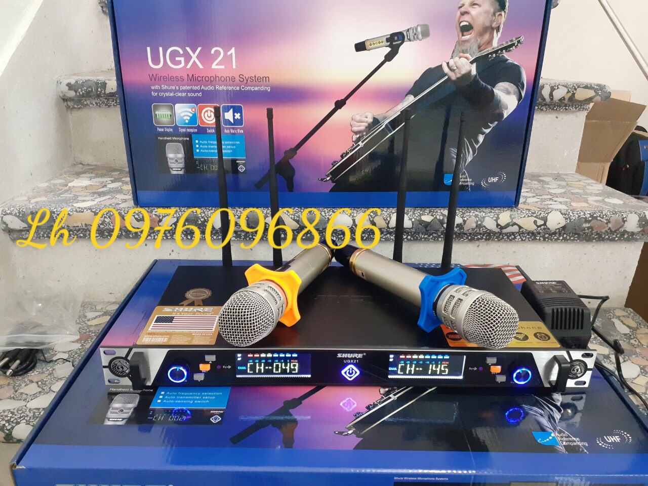 Micoro Không dây shure ugx 21 loại 1