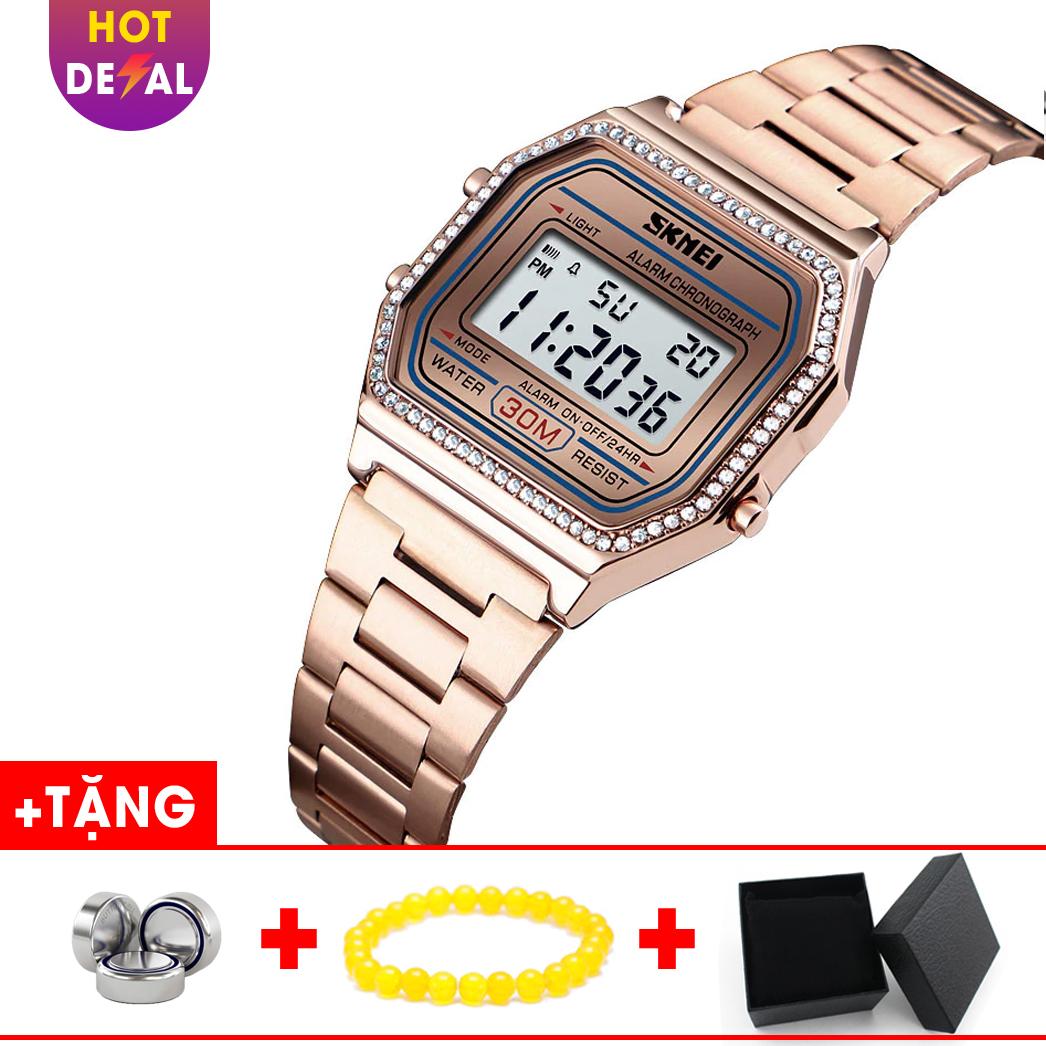Đồng Hồ Nữ SKMEI điện tử mặt vuông cá tính BW054-Boss Watches bán chạy