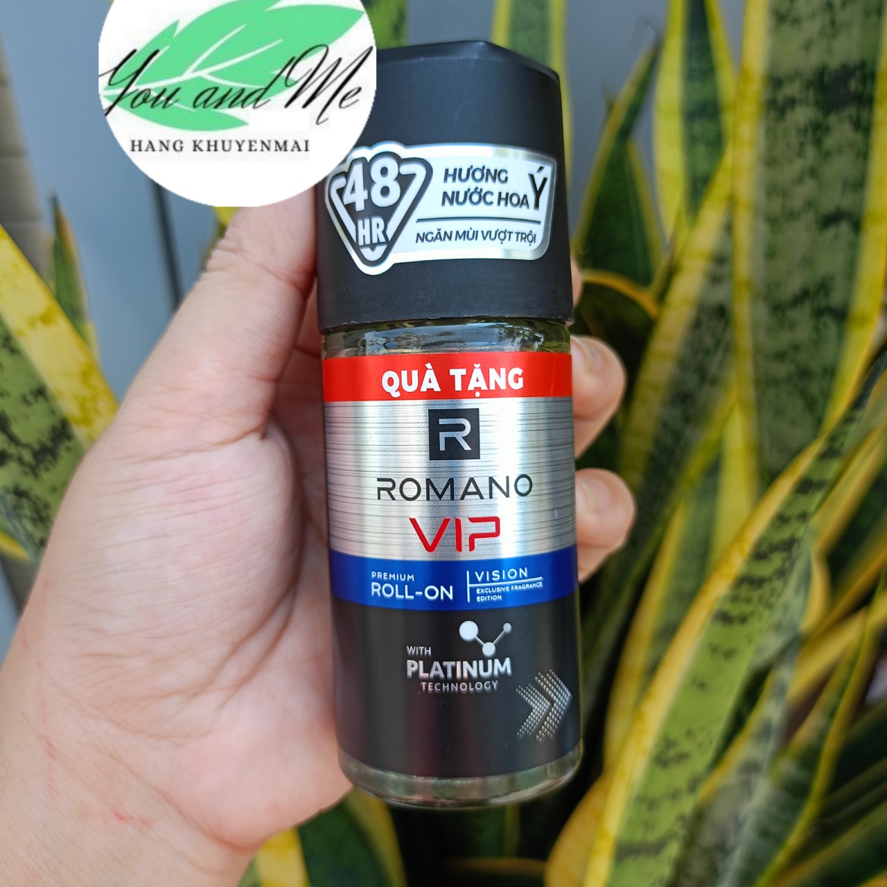 (hàng khuyến mãi 40ml) Lăn khử mùi cao cấp Romano Vip Passion/ Vision