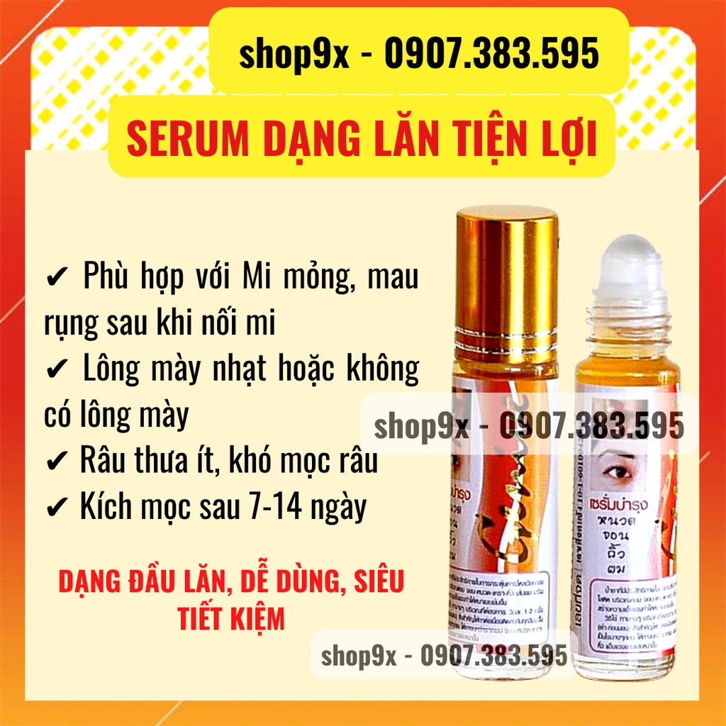 Serum Mọc Dày Mi Lông Mày Râu Genive 8ml