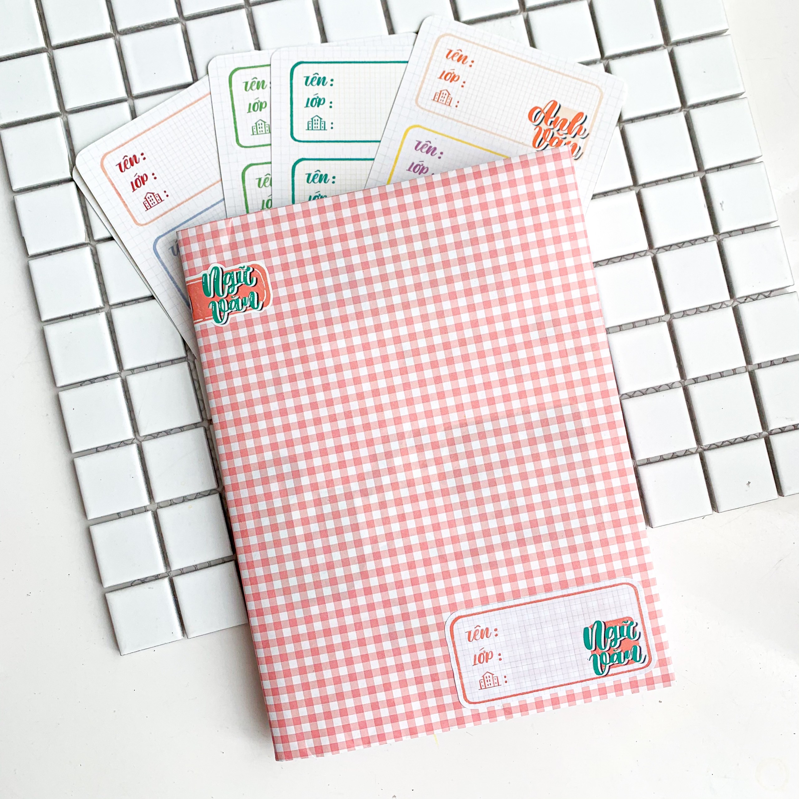 Combo Nhãn Vở Môn Học Tiện Lợi - Hidari