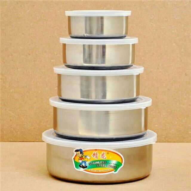 Bộ thố 5 cái bằng inox