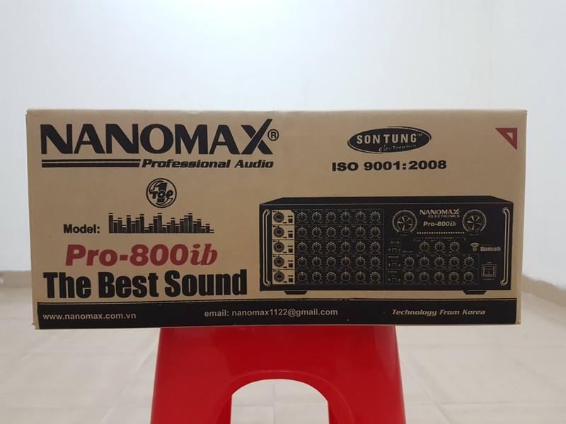 AMPLY KARAOKE NANOMAX PRO 800IB 24 SÒ 1300W CÓ BLUETOOTH