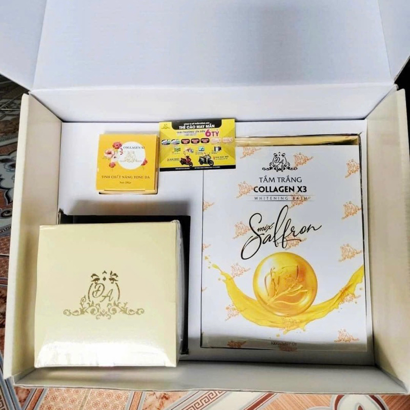 Combo dưỡng da body x3 collagen Đông Anh ( 3sp kèm phiếu cào )