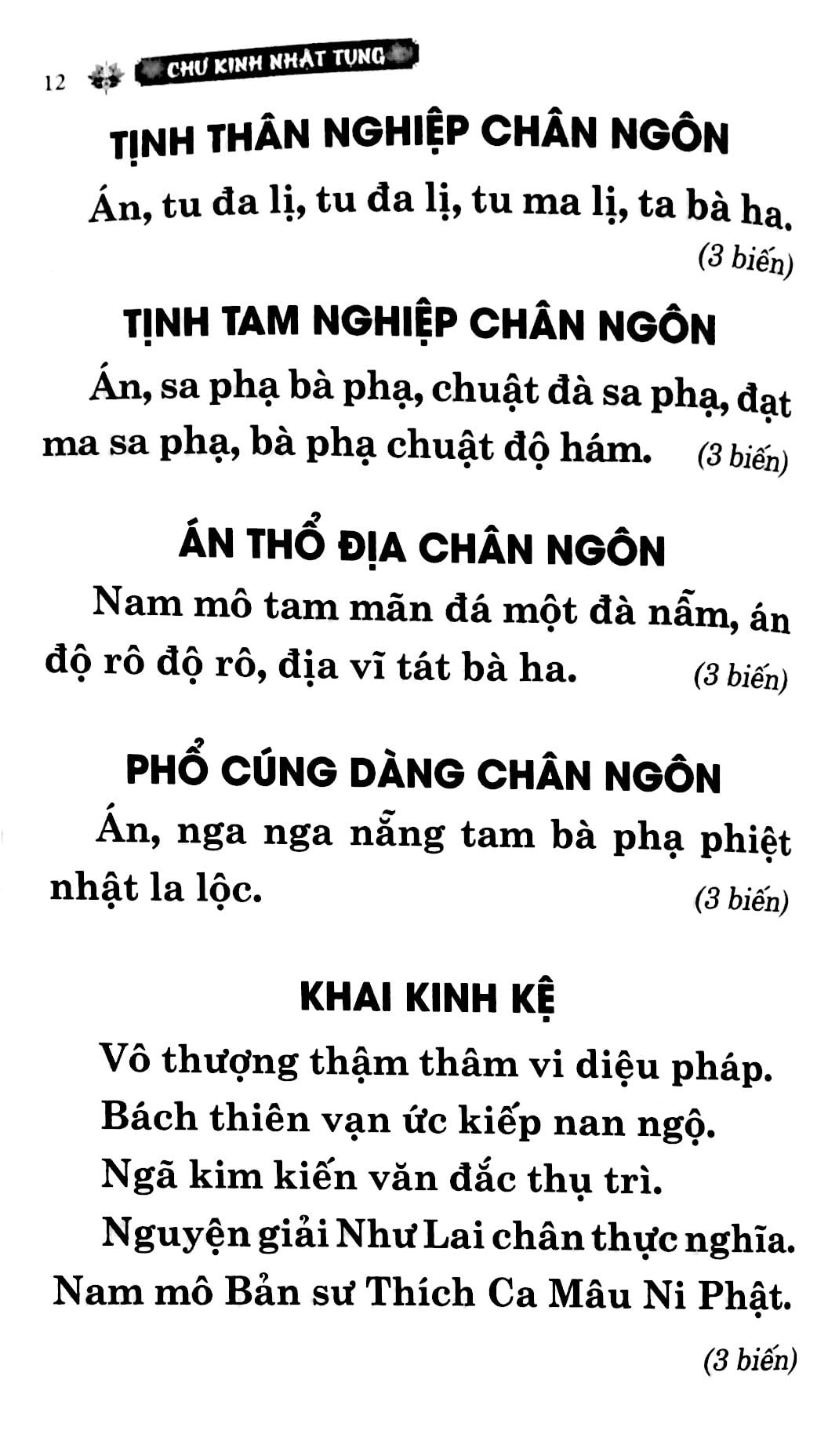 Fahasa - Chư - Kinh - Nhật - Tụng