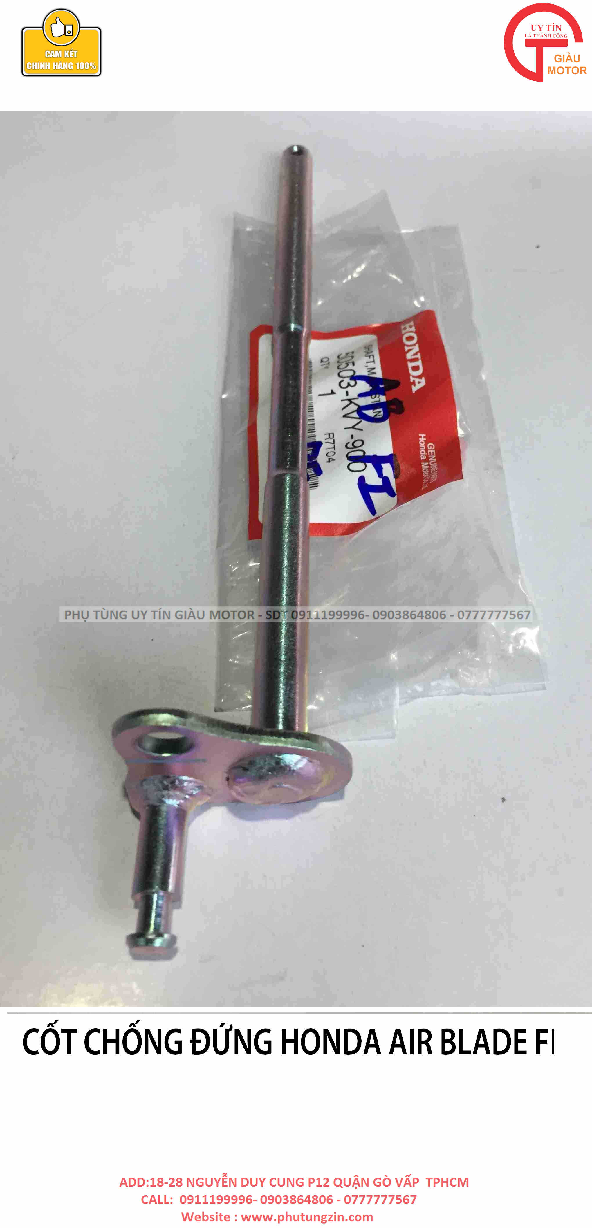 Cốt chống đứng xe hhonda air blade fi chính hãng
